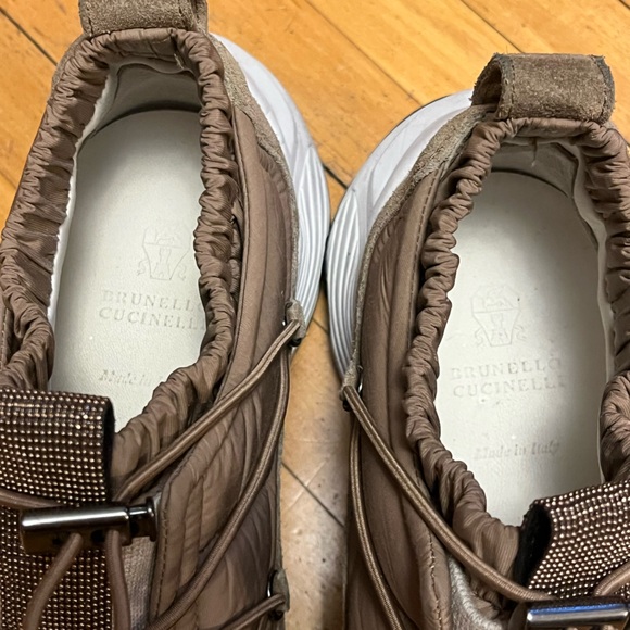 Brunello Cucinelli leather trainers - Picture 6 of 7